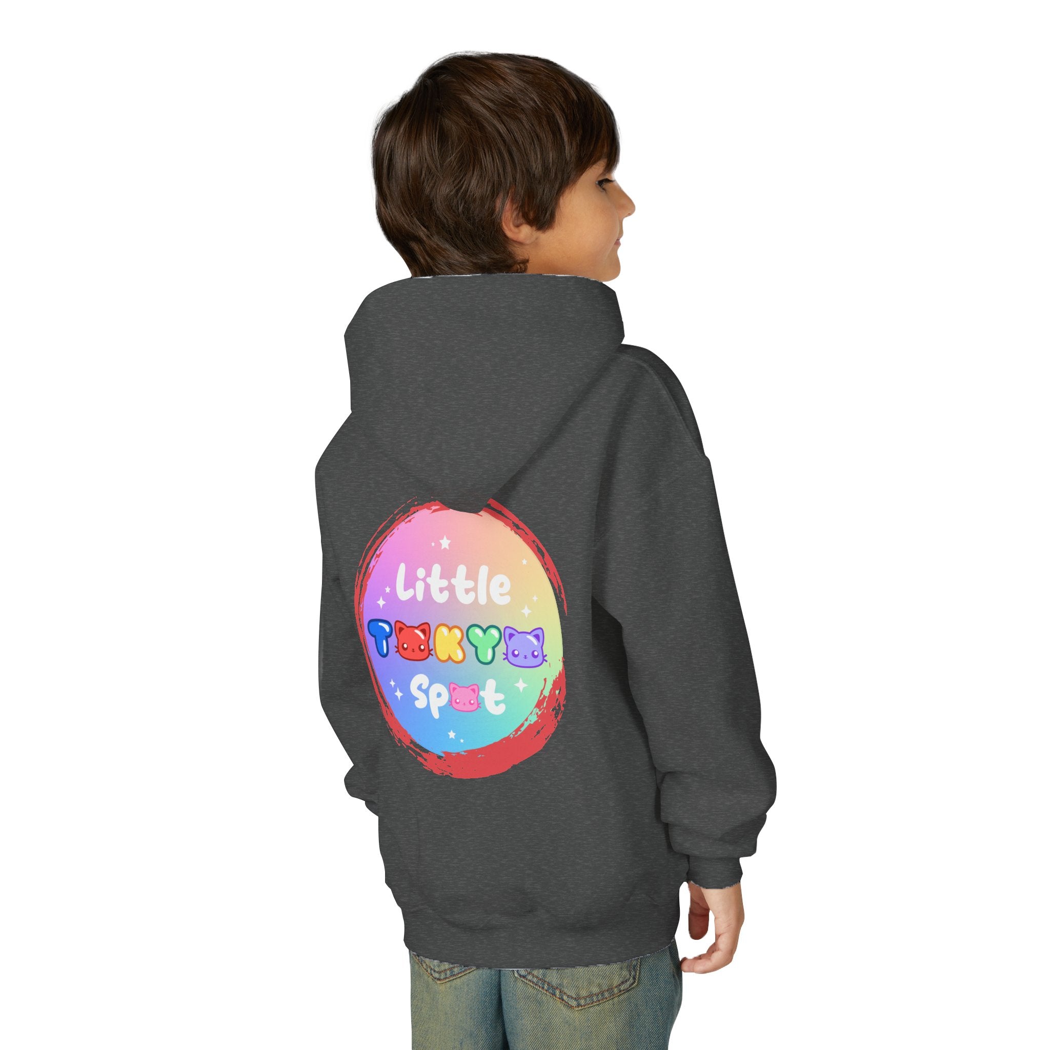 Cute Zombie Hoodie for Kids, Fun Sweatshirt, Halloween Costume, Cozy Kids Clothing, Kawaii Style, Rainbow Love